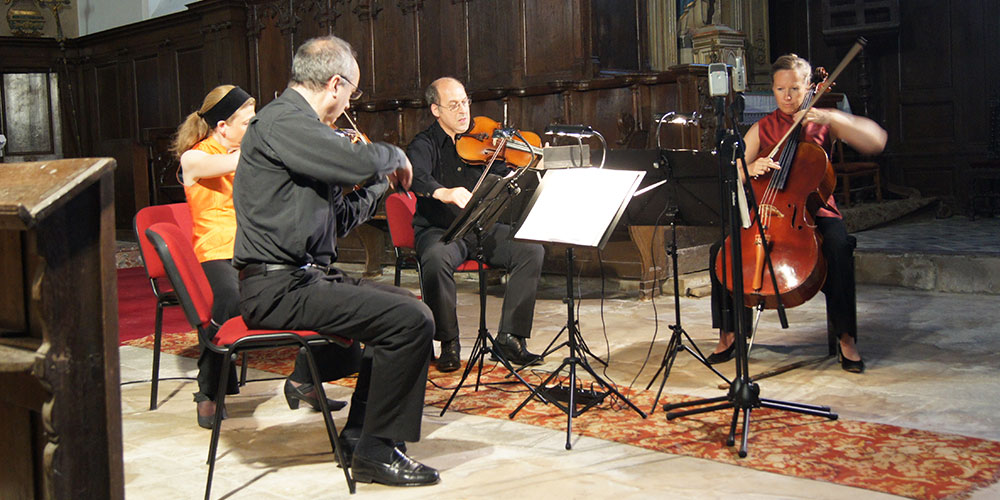 Le Quatuor Ludwig à l’Eglise de Lantheuil